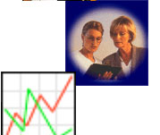 Image of two woman reading and a chart.